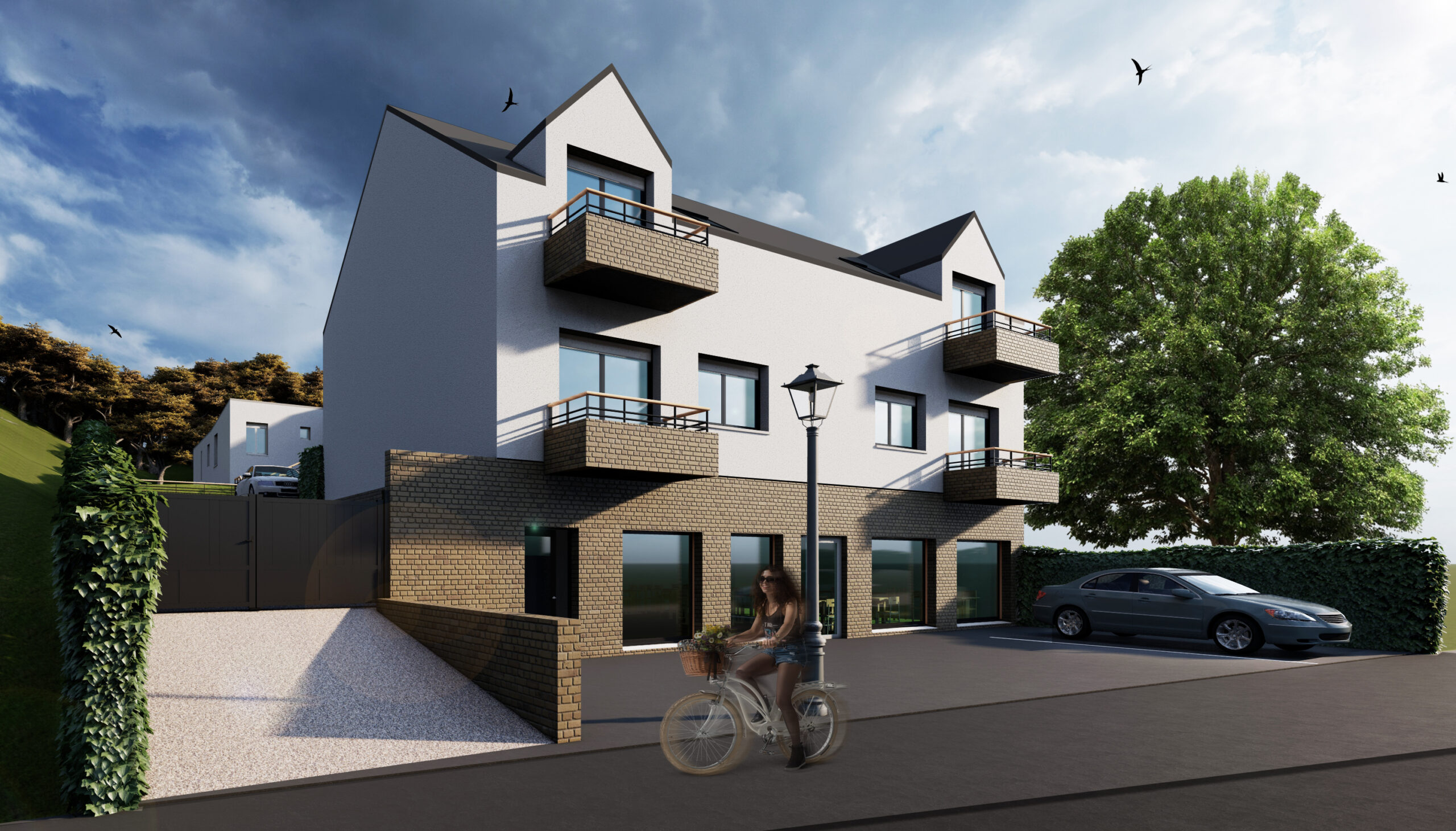 ATELIERSAKO- PROJET IMMEUBLE-RUE DE VINERVILLE-HANCHES